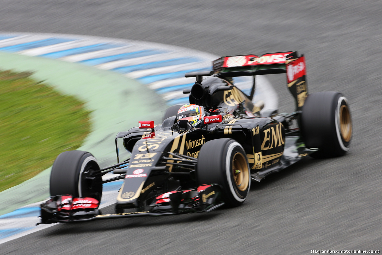 TEST F1 JEREZ 3 FEBBRAIO, Pastor Maldonado (VEN) Lotus F1 E23.
03.02.2015.