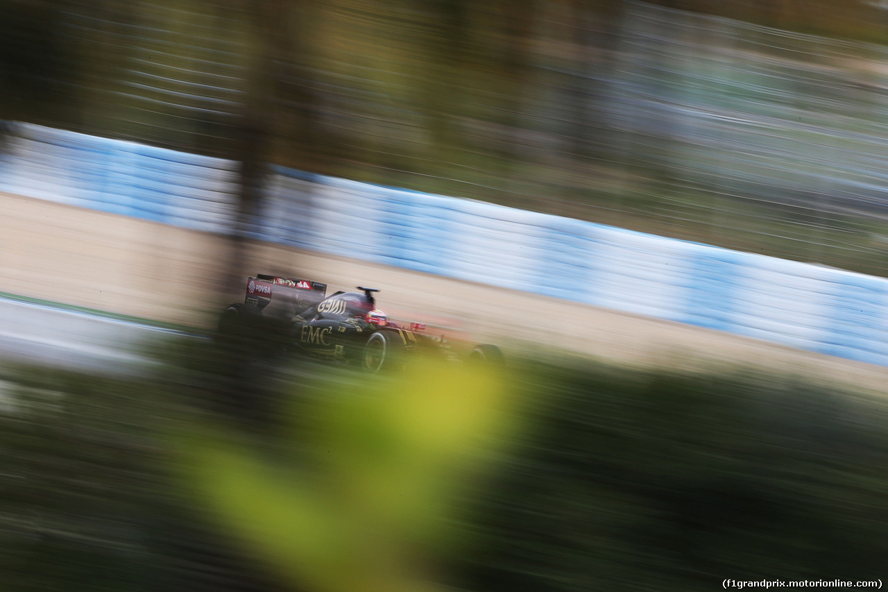 TEST F1 JEREZ 3 FEBBRAIO, Pastor Maldonado (VEN) Lotus F1 E23.
03.02.2015.