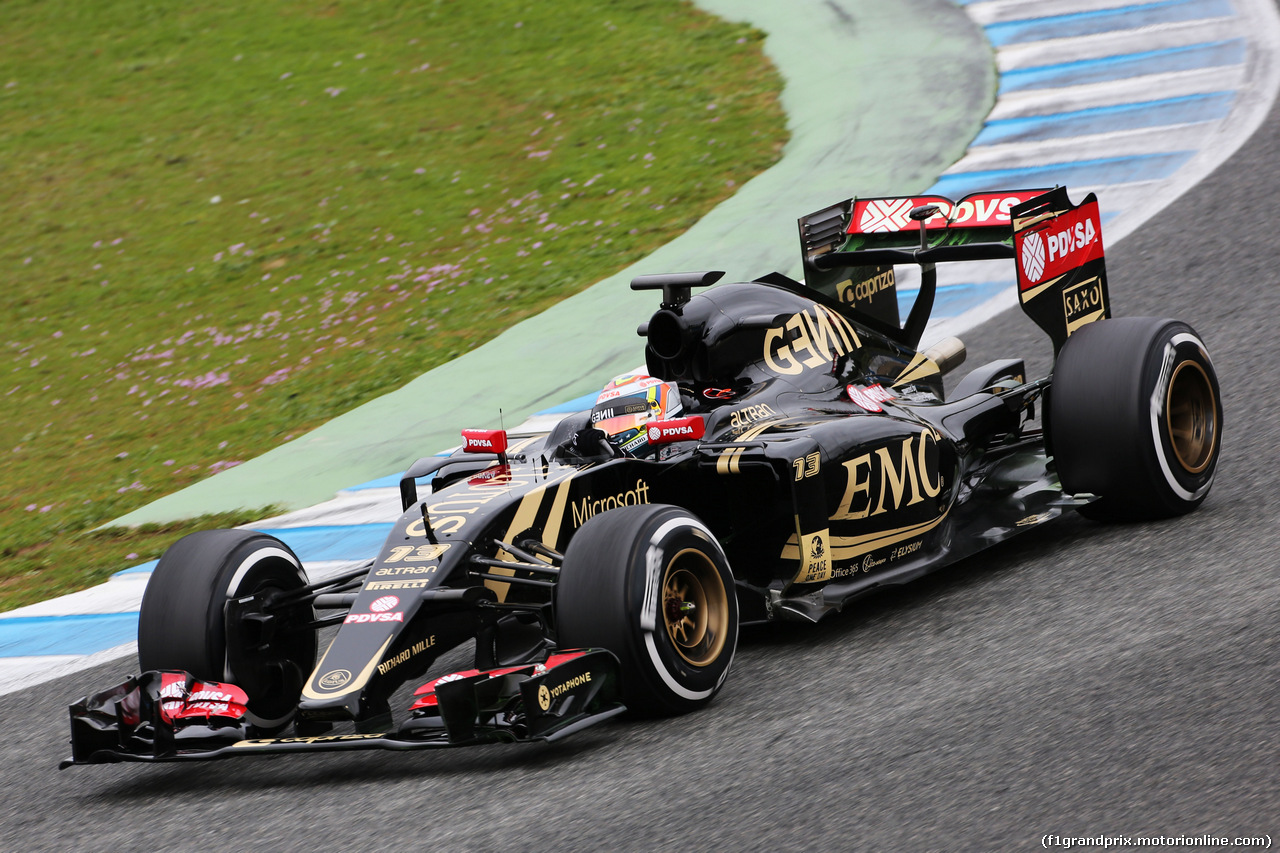 TEST F1 JEREZ 3 FEBBRAIO, Pastor Maldonado (VEN) Lotus F1 E23.
03.02.2015.