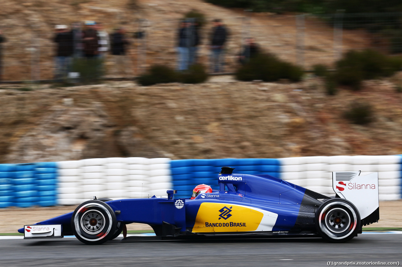 TEST F1 JEREZ 3 FEBBRAIO, Felipe Nasr (BRA) Sauber C34.
03.02.2015.