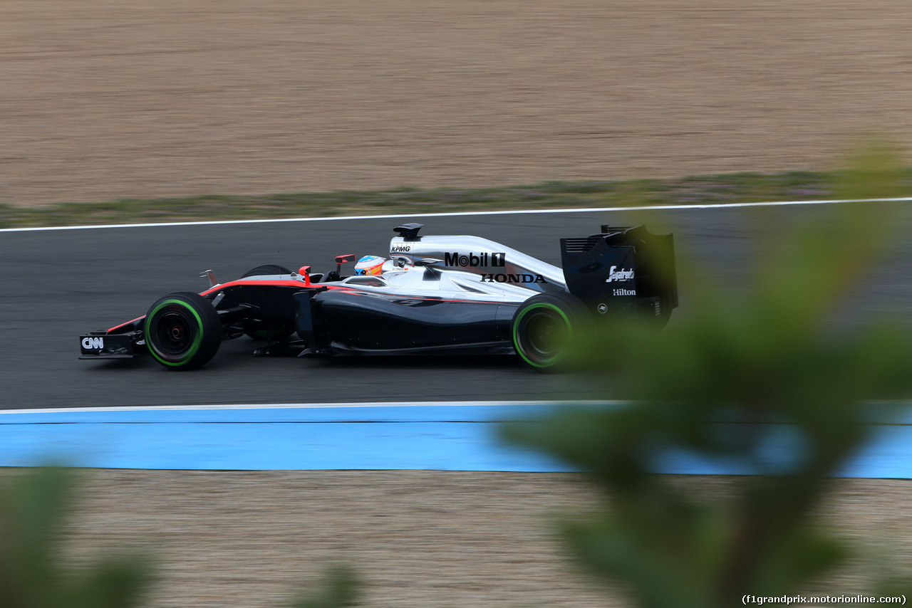 TEST F1 JEREZ 3 FEBBRAIO, Fernando Alonso (ESP), McLaren Honda 
03.02.2015.
