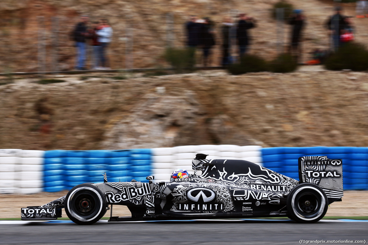 TEST F1 JEREZ 3 FEBBRAIO, Daniel Ricciardo (AUS) Red Bull Racing RB11.
03.02.2015.