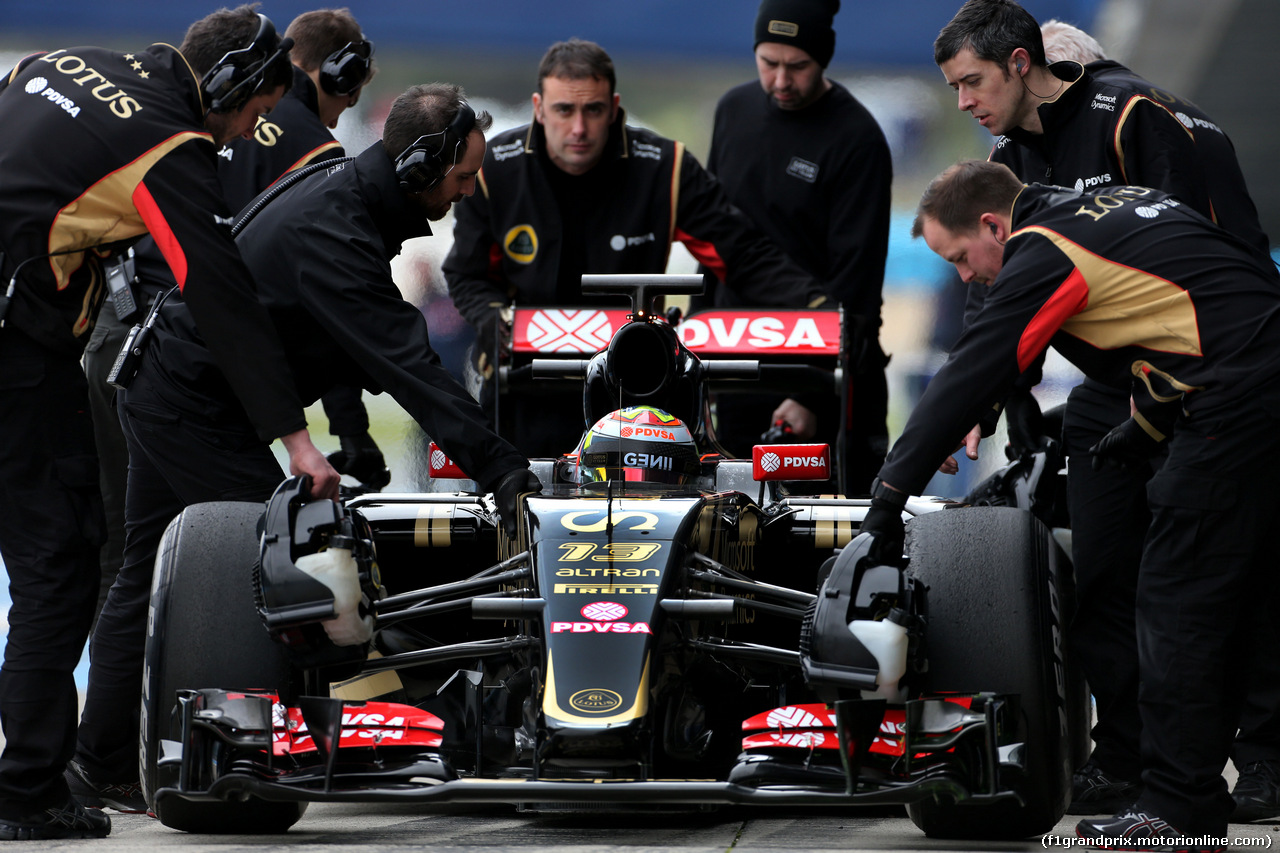 TEST F1 JEREZ 3 FEBBRAIO, Pastor Maldonado (VEN), Lotus F1 Team 
03.02.2015.