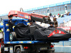 TEST F1 JEREZ 3 FEBBRAIO, The Mercedes AMG F1 W06 of Nico Rosberg (GER) Mercedes AMG F1 is recovered back to the pits on the back of a truck.
03.02.2015.