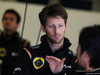 TEST F1 JEREZ 3 FEBBRAIO, Romain Grosjean (FRA) Lotus F1 Team with Ayao Komatsu (JPN) Lotus F1 Team Gara Engineer.
03.02.2015.