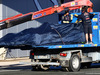 TEST F1 JEREZ 4 FEBBRAIO, The Red Bull Racing RB11 of Daniil Kvyat (RUS) Red Bull Racing is recovered back to the pits on the back of a truck.
04.02.2015.