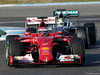TEST F1 JEREZ 4 FEBBRAIO, Kimi Raikkonen (FIN) Ferrari SF15-T davanti a Lewis Hamilton (GBR) Mercedes AMG F1 W06.
04.02.2015.
