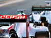 TEST F1 JEREZ 4 FEBBRAIO, Max Verstappen (NLD) Scuderia Toro Rosso STR10 e Lewis Hamilton (GBR) Mercedes AMG F1 W06 at the pit lane exit.
04.02.2015.
