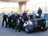 TEST F1 JEREZ 4 FEBBRAIO, Lewis Hamilton (GBR) Mercedes AMG F1 W06 is pushed back down the pit lane by meccanici.
04.02.2015.