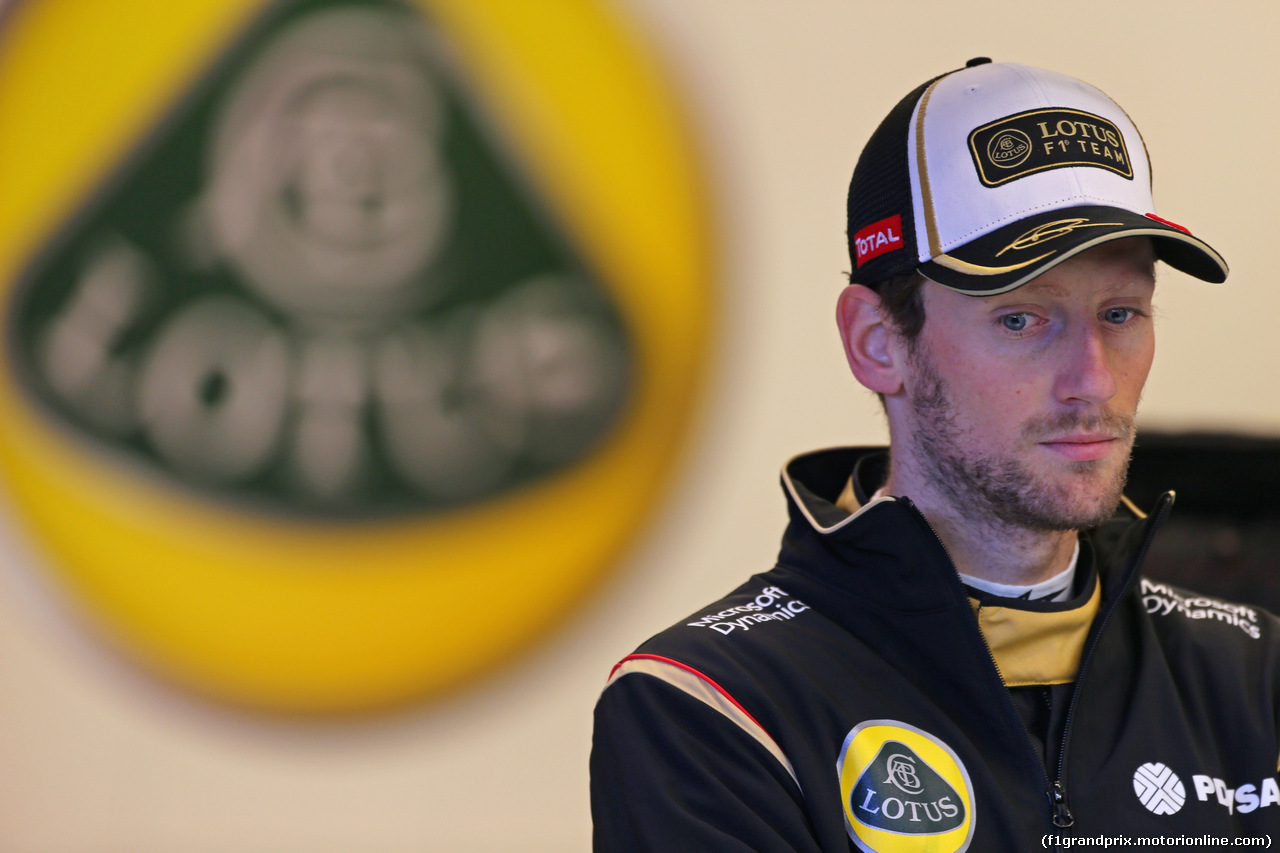 TEST F1 JEREZ 4 FEBBRAIO, Romain Grosjean (FRA) Lotus F1 Team.
04.02.2015.