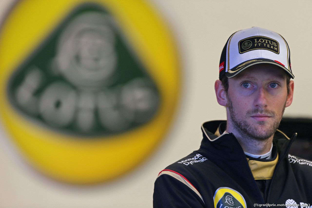 TEST F1 JEREZ 4 FEBBRAIO, Romain Grosjean (FRA) Lotus F1 Team.
04.02.2015.