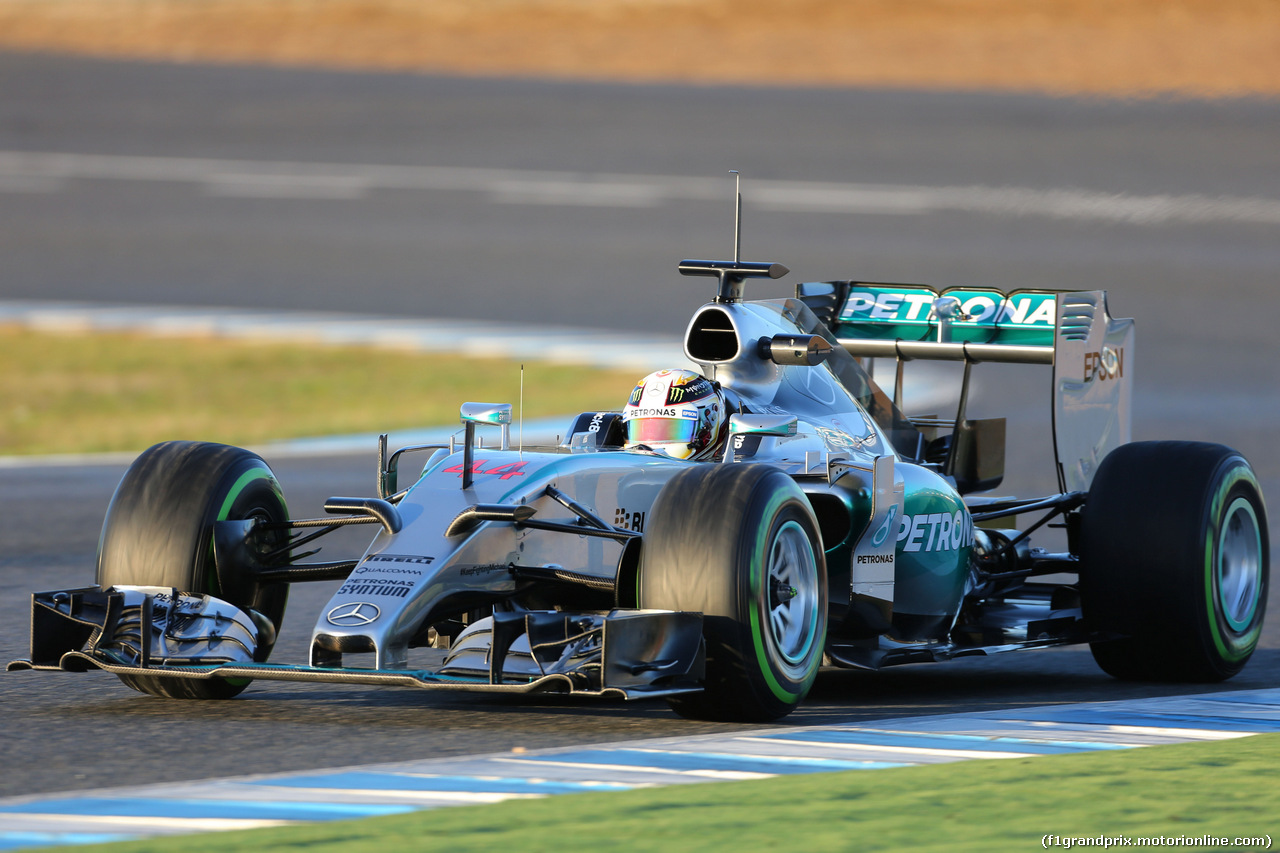 TEST F1 JEREZ 4 FEBBRAIO, Lewis Hamilton (GBR) Mercedes AMG F1 W06.
04.02.2015.