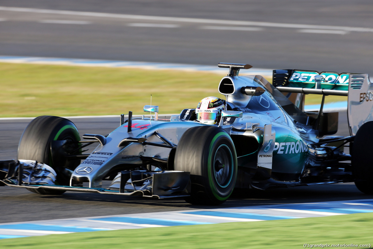 TEST F1 JEREZ 4 FEBBRAIO, Lewis Hamilton (GBR) Mercedes AMG F1 W06.
04.02.2015.