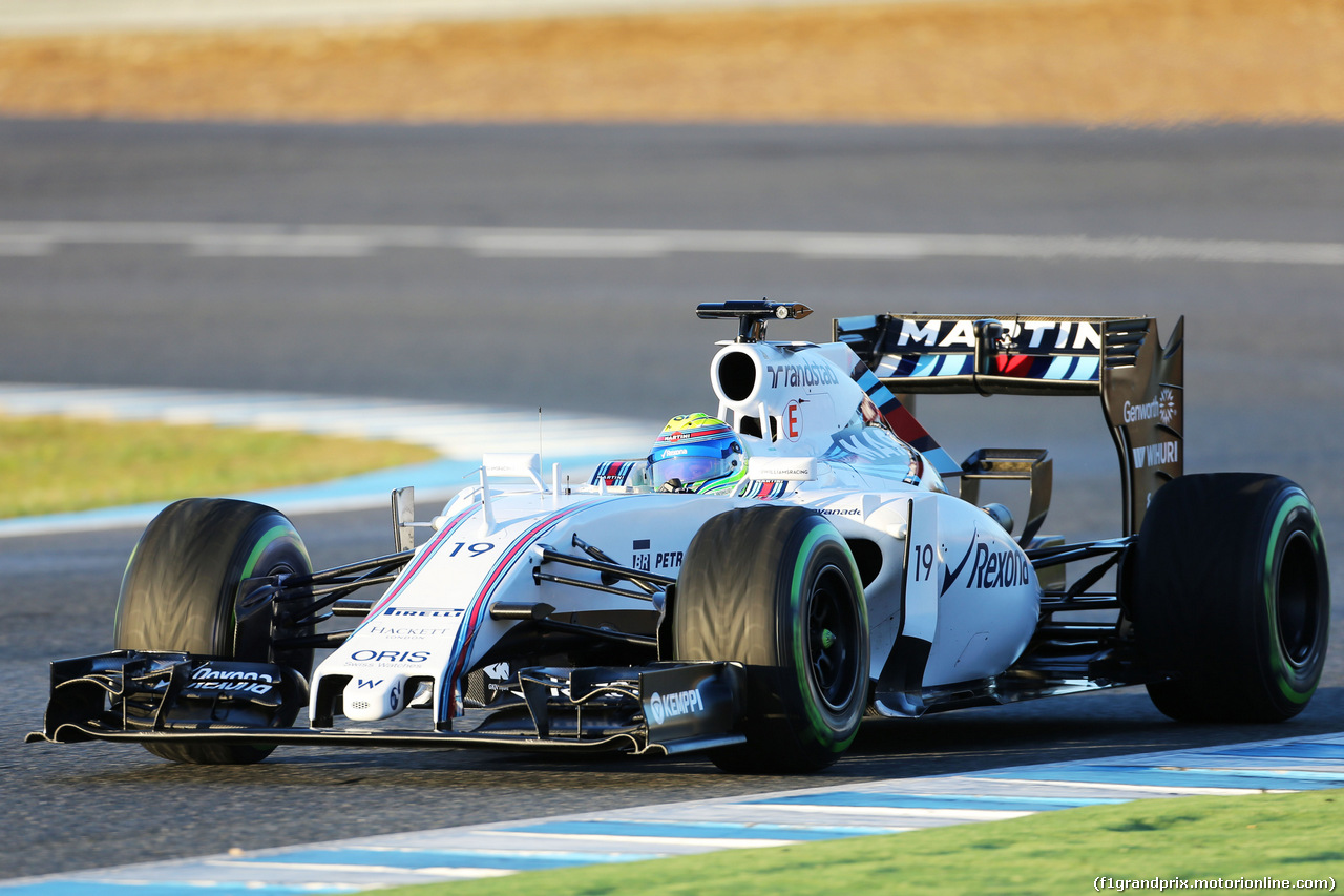 TEST F1 JEREZ 4 FEBBRAIO, Felipe Massa (BRA) Williams FW37.
04.02.2015.