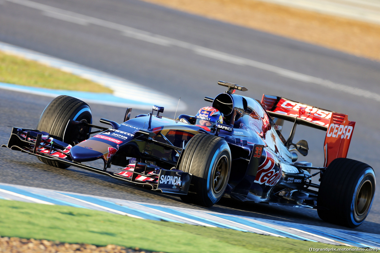 TEST F1 JEREZ 4 FEBBRAIO, Max Verstappen (NLD) Scuderia Toro Rosso STR10.
04.02.2015.