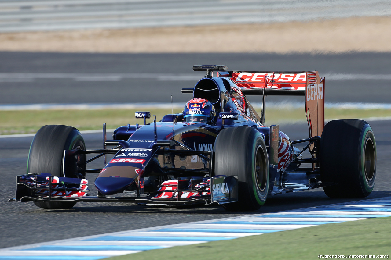 TEST F1 JEREZ 4 FEBBRAIO, Max Verstappen (NLD) Scuderia Toro Rosso STR10.
04.02.2015.