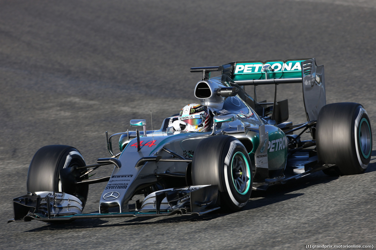 TEST F1 JEREZ 4 FEBBRAIO, Lewis Hamilton (GBR) Mercedes AMG F1 W06.
04.02.2015.