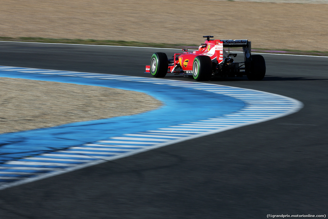 TEST F1 JEREZ 4 FEBBRAIO, Kimi Raikkonen (FIN) Ferrari SF15-T.
04.02.2015.