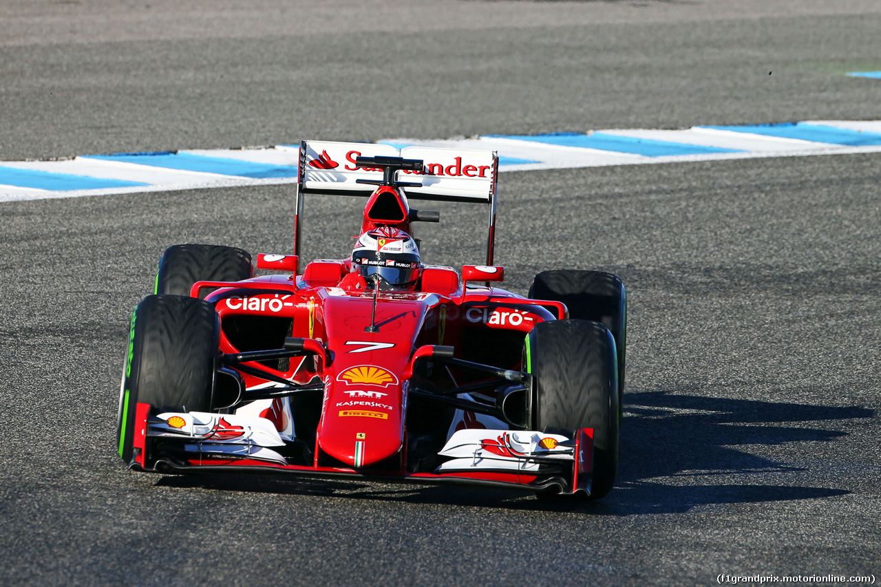 TEST F1 JEREZ 4 FEBBRAIO, Kimi Raikkonen (FIN) Ferrari SF15-T.
04.02.2015.