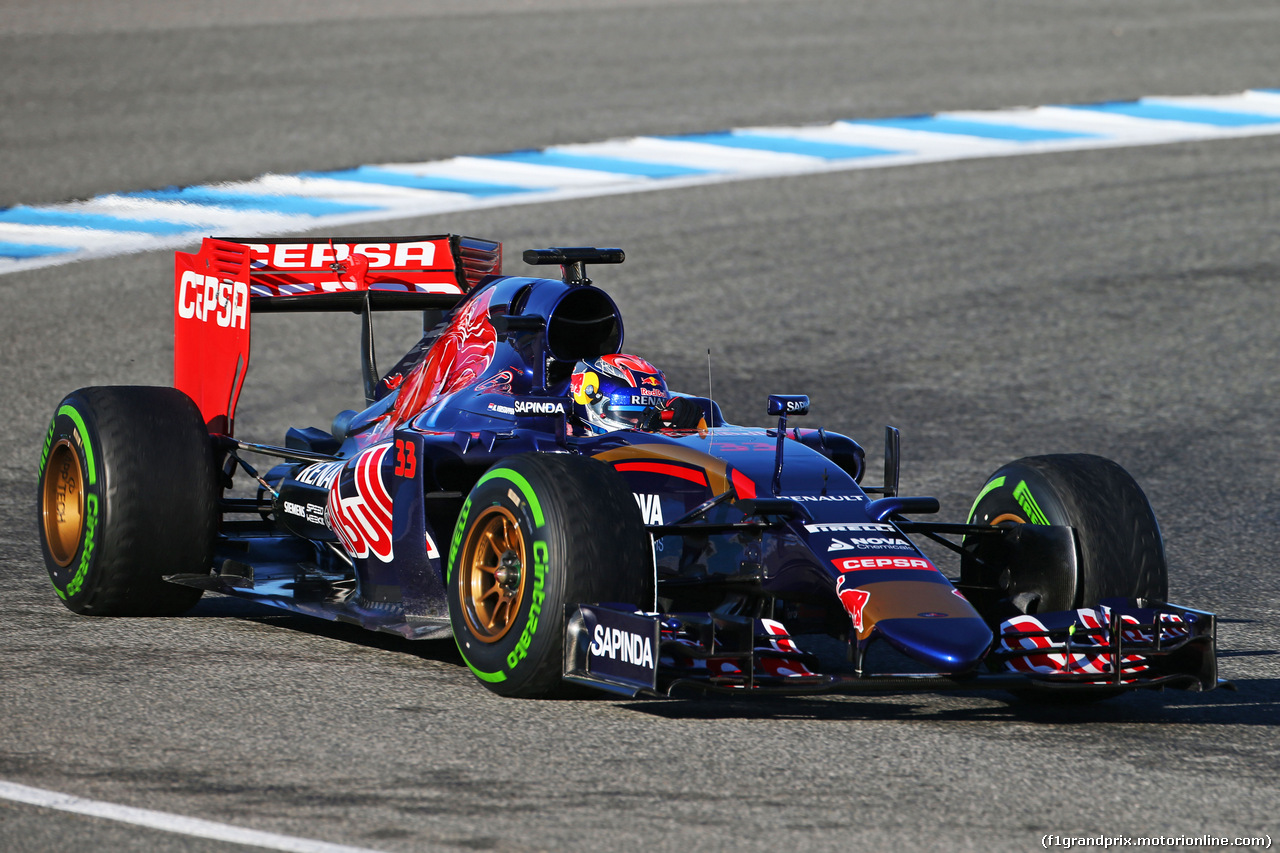TEST F1 JEREZ 4 FEBBRAIO, Max Verstappen (NLD) Scuderia Toro Rosso STR10.
04.02.2015.