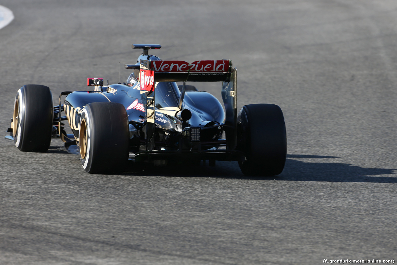 TEST F1 JEREZ 4 FEBBRAIO, Romain Grosjean (FRA) Lotus F1 E23.
04.02.2015.