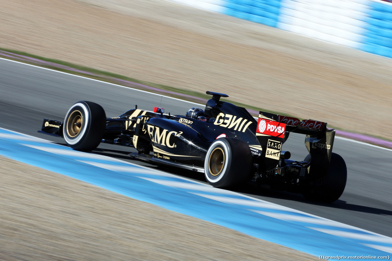 TEST F1 JEREZ 4 FEBBRAIO, Romain Grosjean (FRA) Lotus F1 E23.
04.02.2015.