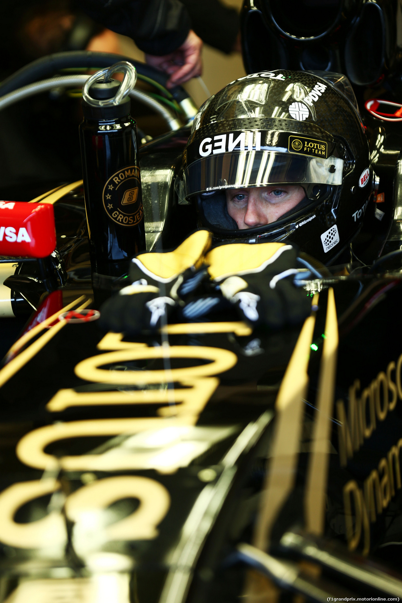 TEST F1 JEREZ 4 FEBBRAIO, Romain Grosjean (FRA) Lotus F1 E23.
04.02.2015.