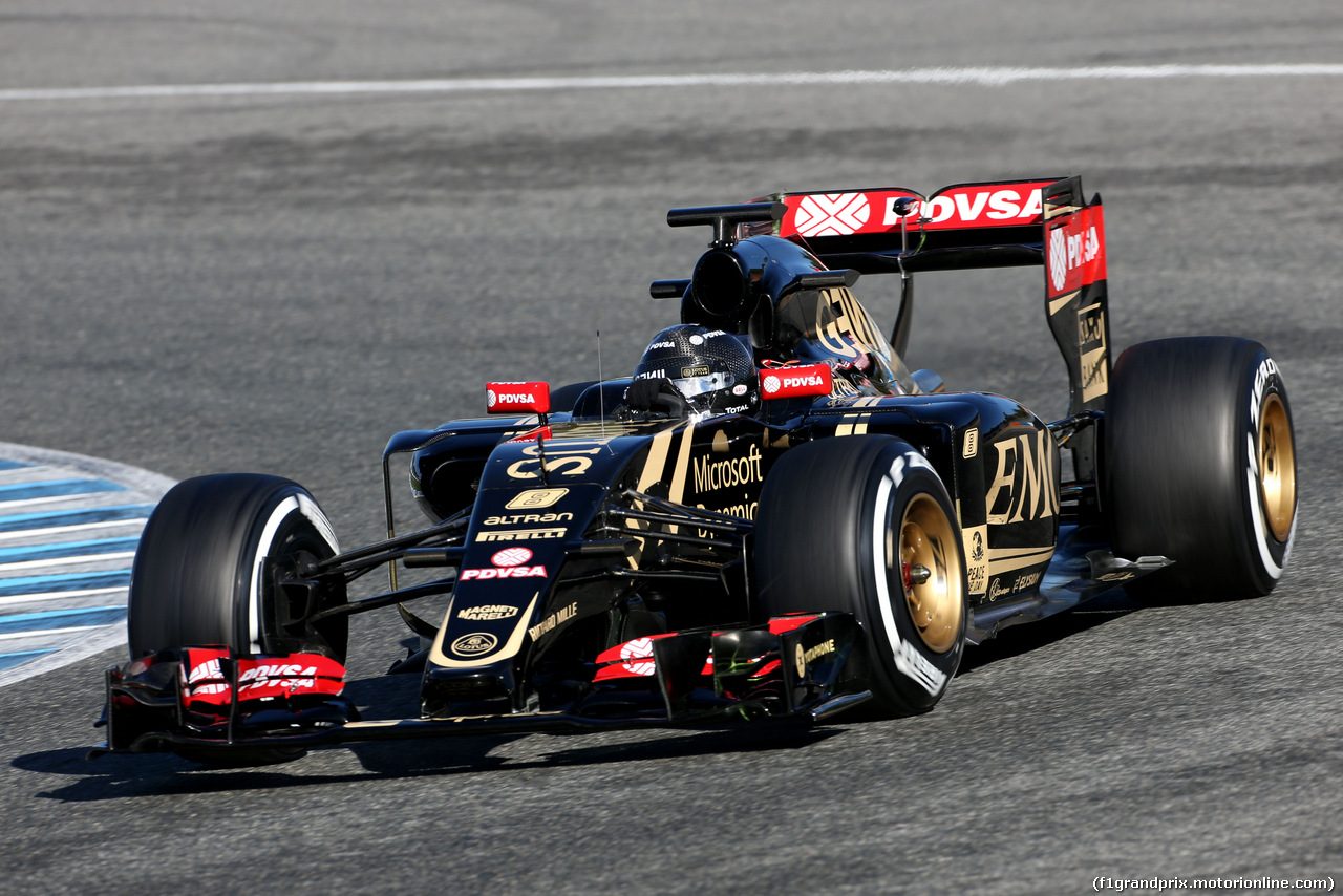 TEST F1 JEREZ 4 FEBBRAIO, Romain Grosjean (FRA), Lotus F1 Team 
04.02.2015.