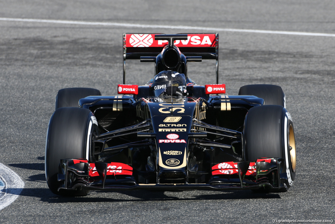 TEST F1 JEREZ 4 FEBBRAIO, Romain Grosjean (FRA), Lotus F1 Team 
04.02.2015.
