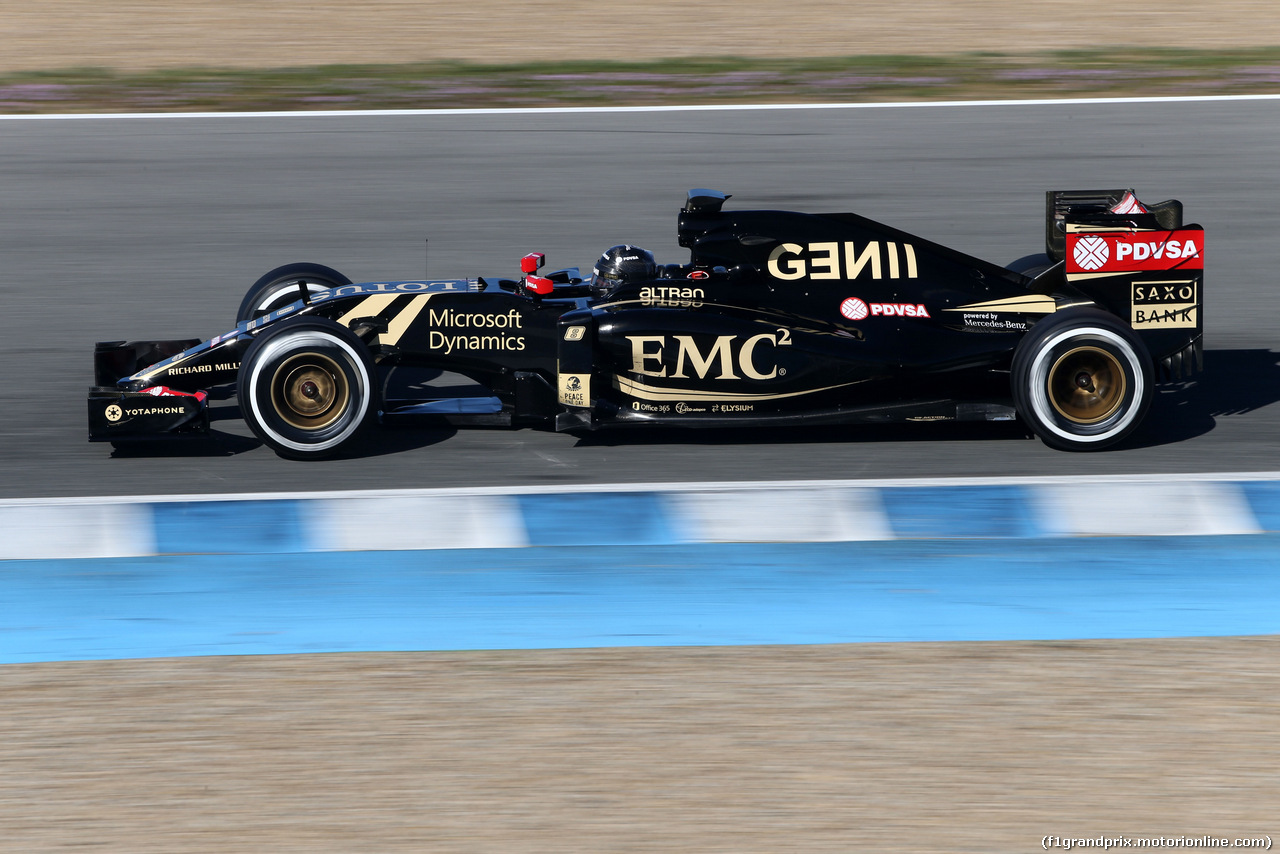 TEST F1 JEREZ 4 FEBBRAIO, Romain Grosjean (FRA), Lotus F1 Team 
04.02.2015.