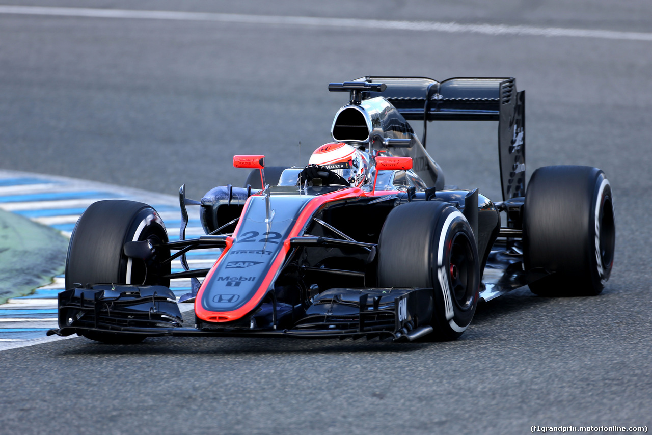 TEST F1 JEREZ 4 FEBBRAIO, Jenson Button (GBR), McLaren Honda 
04.02.2015.