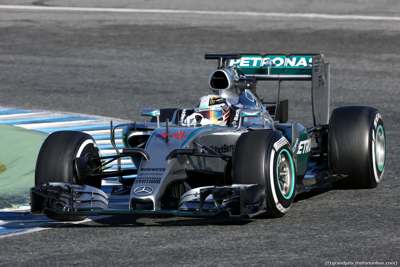 TEST F1 JEREZ 4 FEBBRAIO, Lewis Hamilton (GBR), Mercedes AMG F1 Team 
04.02.2015.