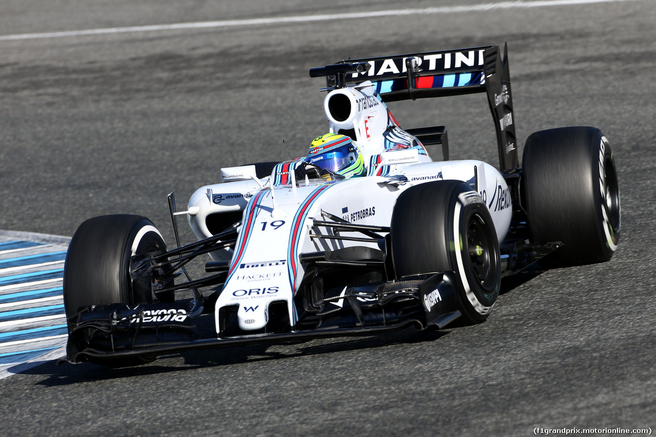 TEST F1 JEREZ 4 FEBBRAIO, Felipe Massa (BRA), Williams F1 Team 
04.02.2015.