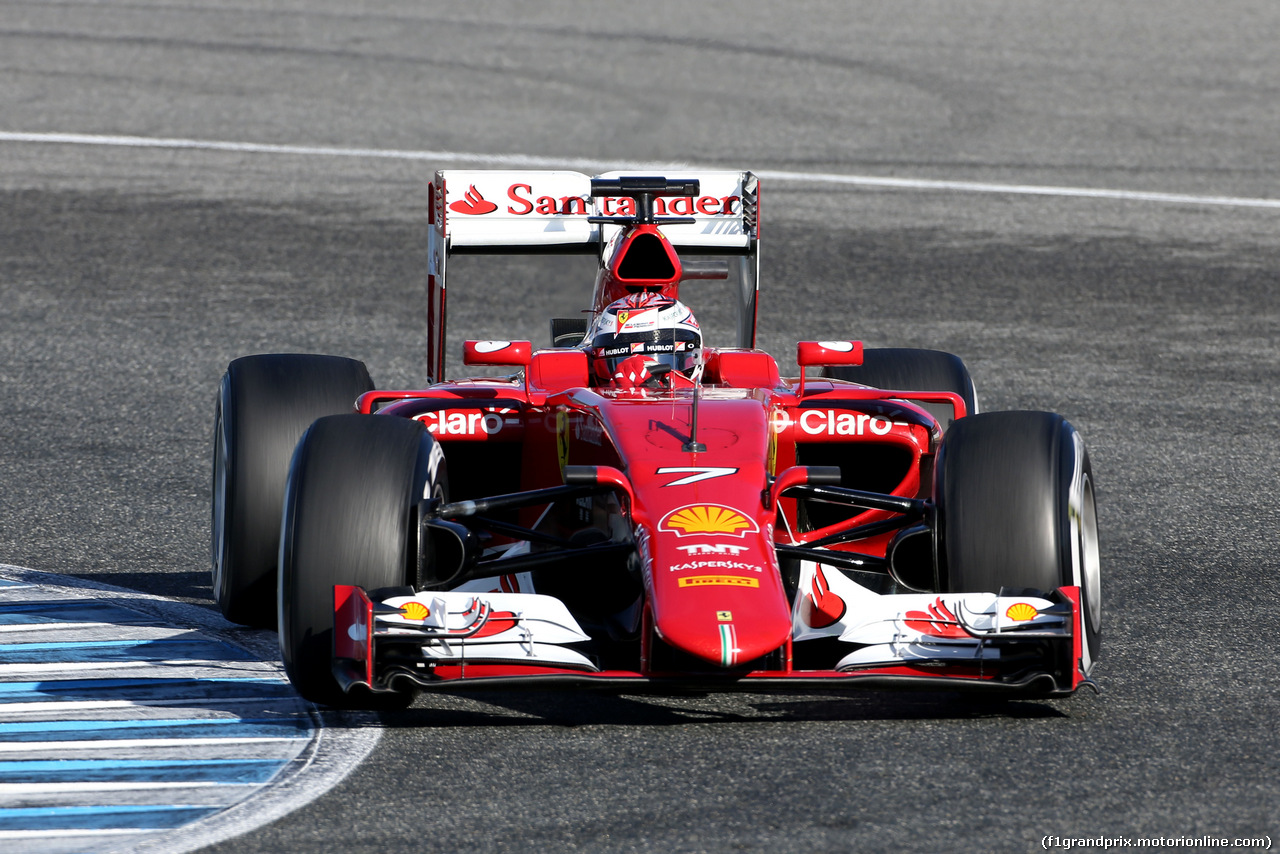TEST F1 JEREZ 4 FEBBRAIO, Kimi Raikkonen (FIN), Ferrari 
04.02.2015.
