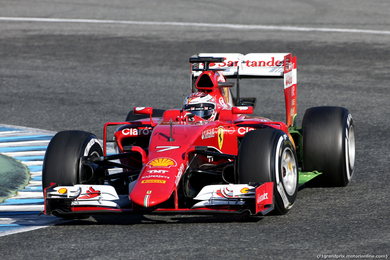 TEST F1 JEREZ 4 FEBBRAIO, Kimi Raikkonen (FIN), Ferrari 
04.02.2015.