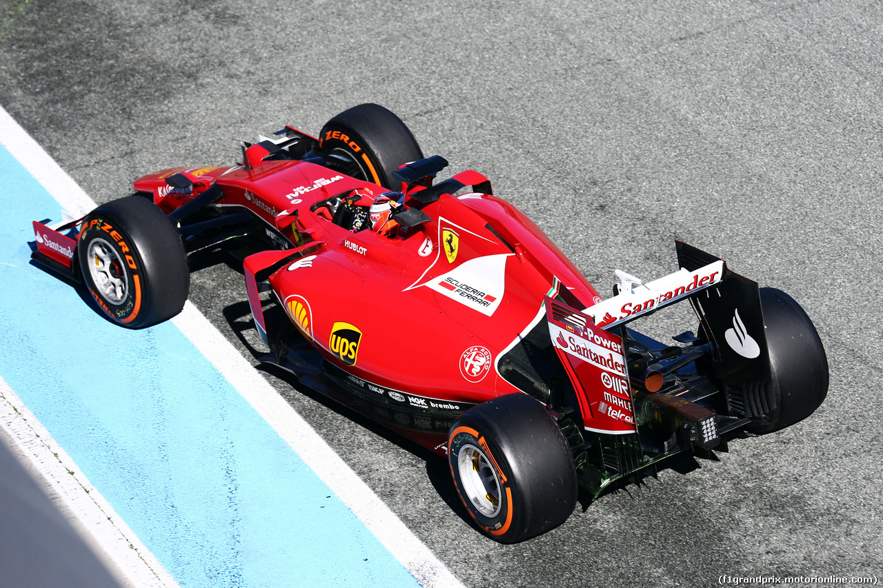 TEST F1 JEREZ 4 FEBBRAIO, Kimi Raikkonen (FIN) Ferrari SF15-T.
04.02.2015.