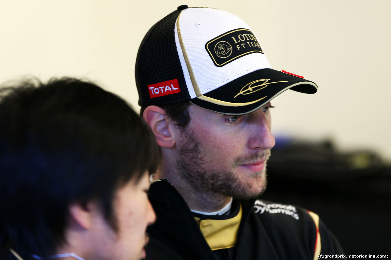 TEST F1 JEREZ 4 FEBBRAIO, Romain Grosjean (FRA) Lotus F1 Team.
04.02.2015.