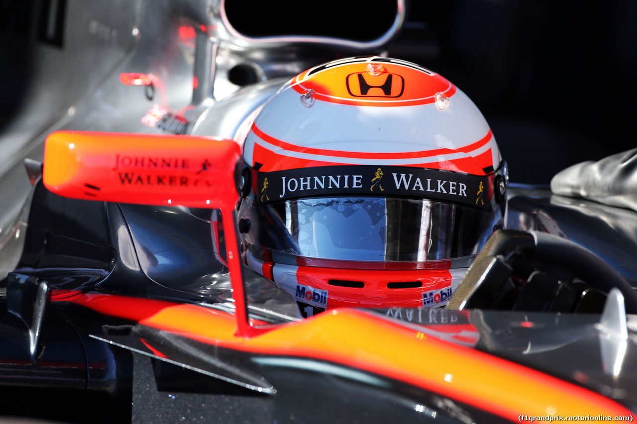 TEST F1 JEREZ 4 FEBBRAIO, Jenson Button (GBR) McLaren MP4-30.
04.02.2015.