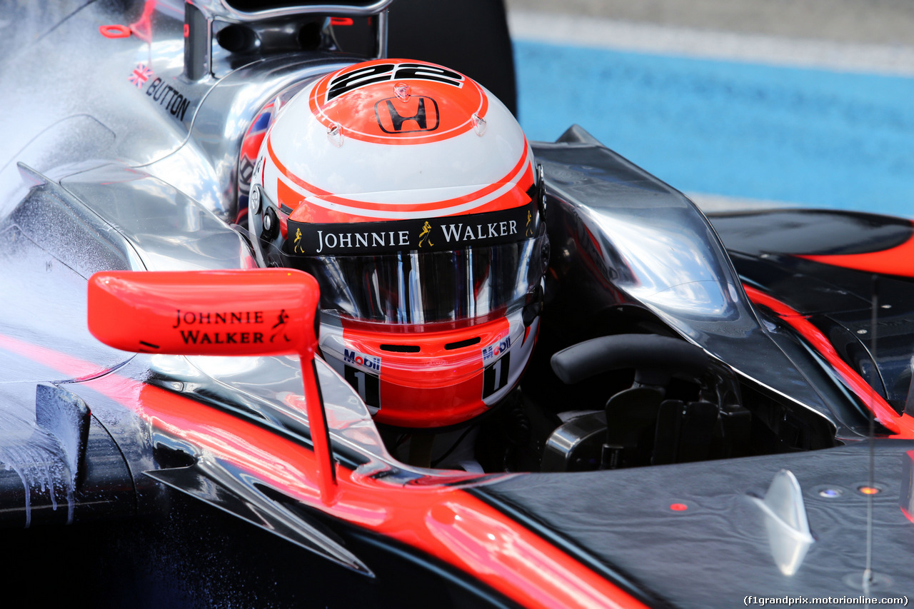 TEST F1 JEREZ 4 FEBBRAIO, Jenson Button (GBR) McLaren MP4-30.
04.02.2015.