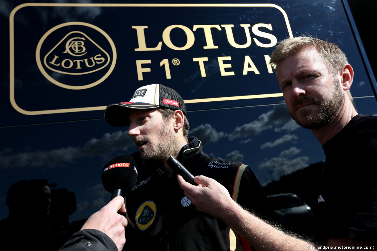 TEST F1 JEREZ 4 FEBBRAIO, Romain Grosjean (FRA), Lotus F1 Team 
04.02.2015.