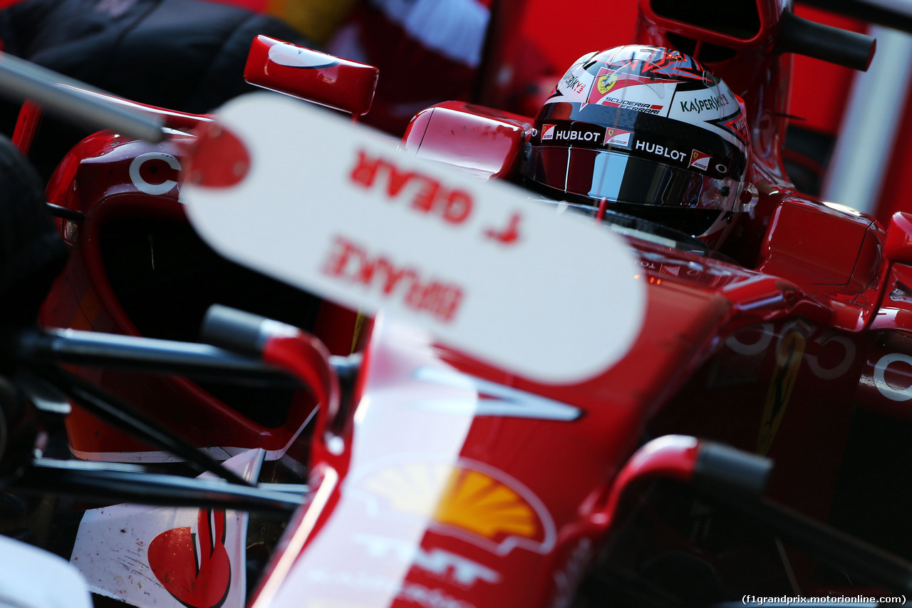 TEST F1 JEREZ 4 FEBBRAIO, Kimi Raikkonen (FIN) Ferrari SF15-T.
04.02.2015.