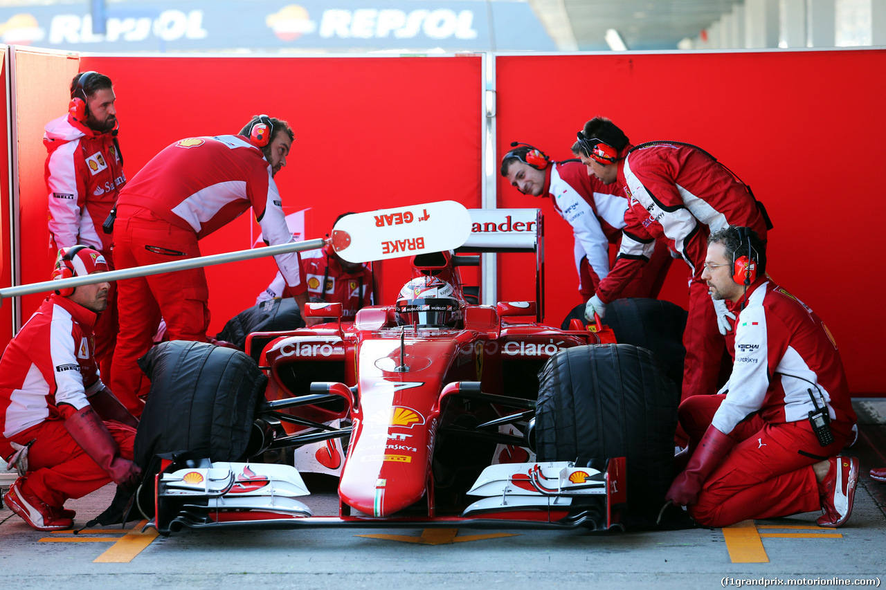 TEST F1 JEREZ 4 FEBBRAIO, Kimi Raikkonen (FIN) Ferrari SF15-T.
04.02.2015.