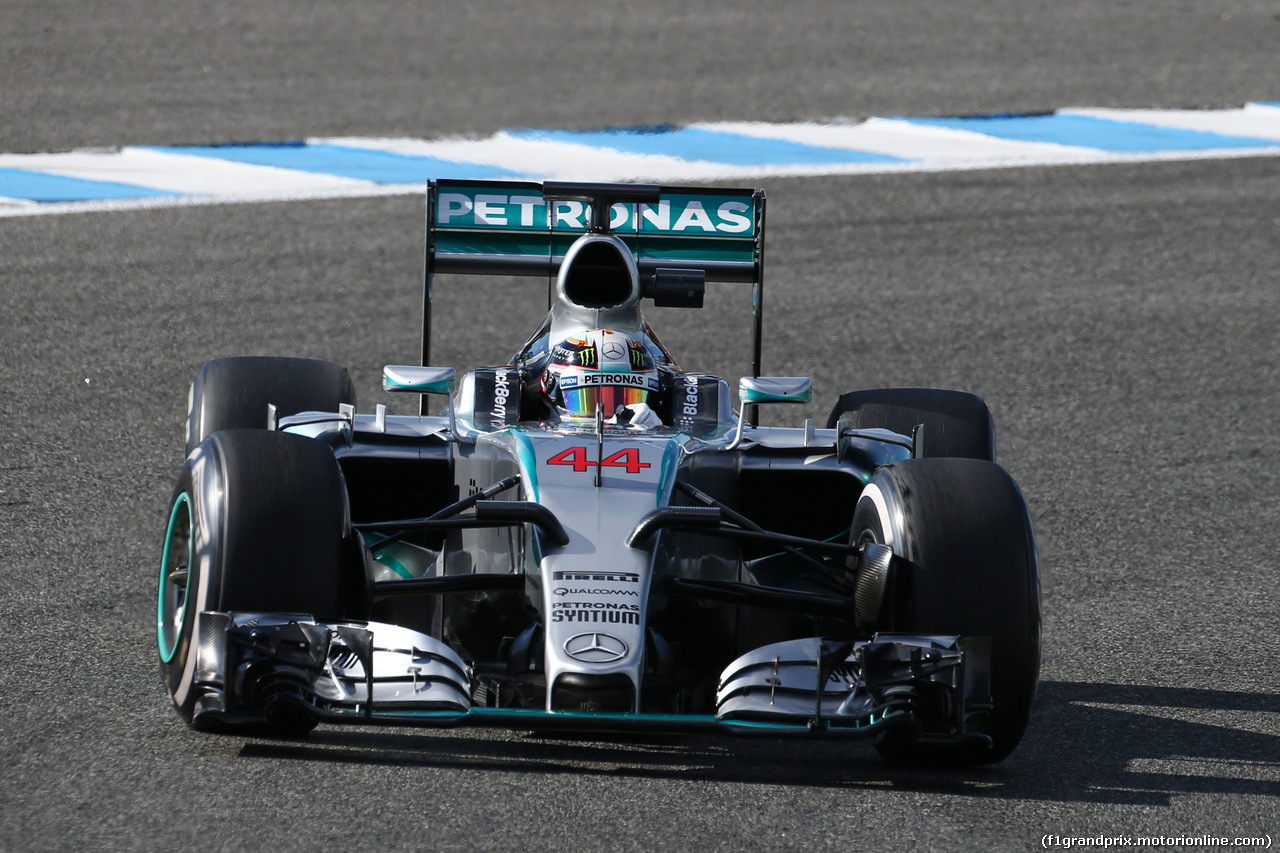 TEST F1 JEREZ 4 FEBBRAIO, Lewis Hamilton (GBR) Mercedes AMG F1 W06.
04.02.2015.
