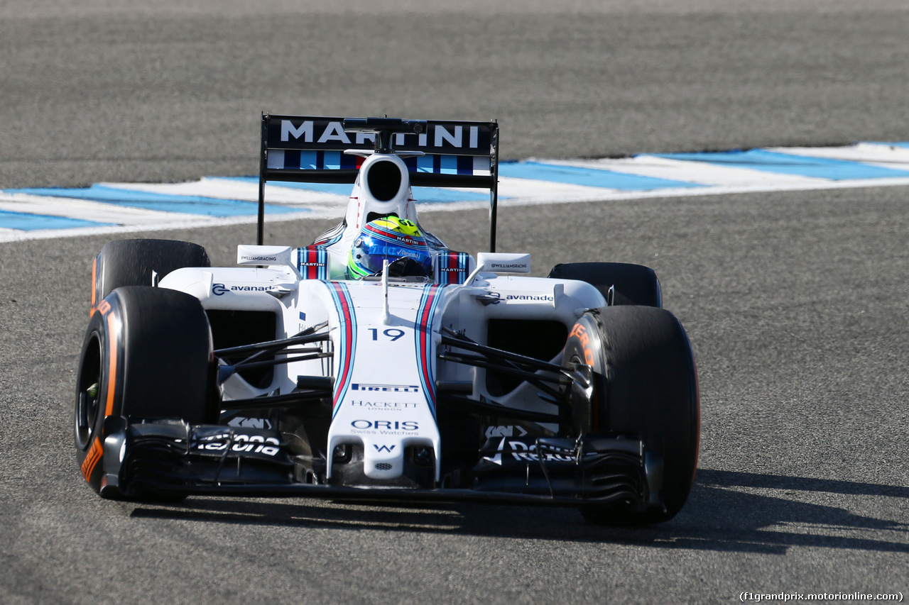 TEST F1 JEREZ 4 FEBBRAIO, Felipe Massa (BRA) Williams FW37.
04.02.2015.