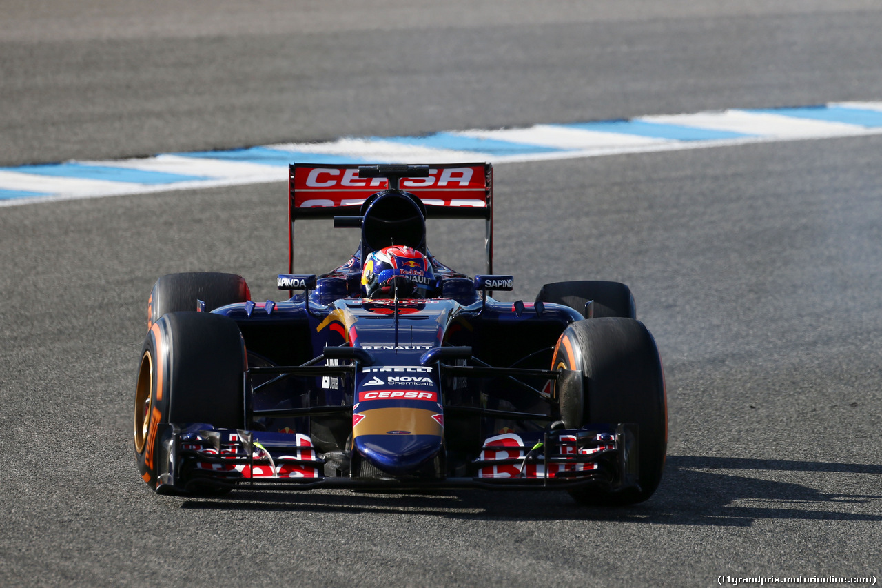 TEST F1 JEREZ 4 FEBBRAIO, Max Verstappen (NLD) Scuderia Toro Rosso STR10.
04.02.2015.