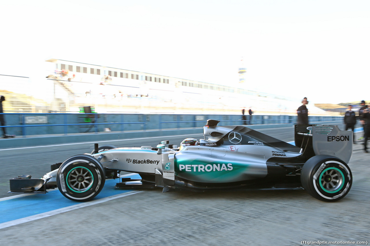 TEST F1 JEREZ 4 FEBBRAIO, Lewis Hamilton (GBR) Mercedes AMG F1 W06.
04.02.2015.