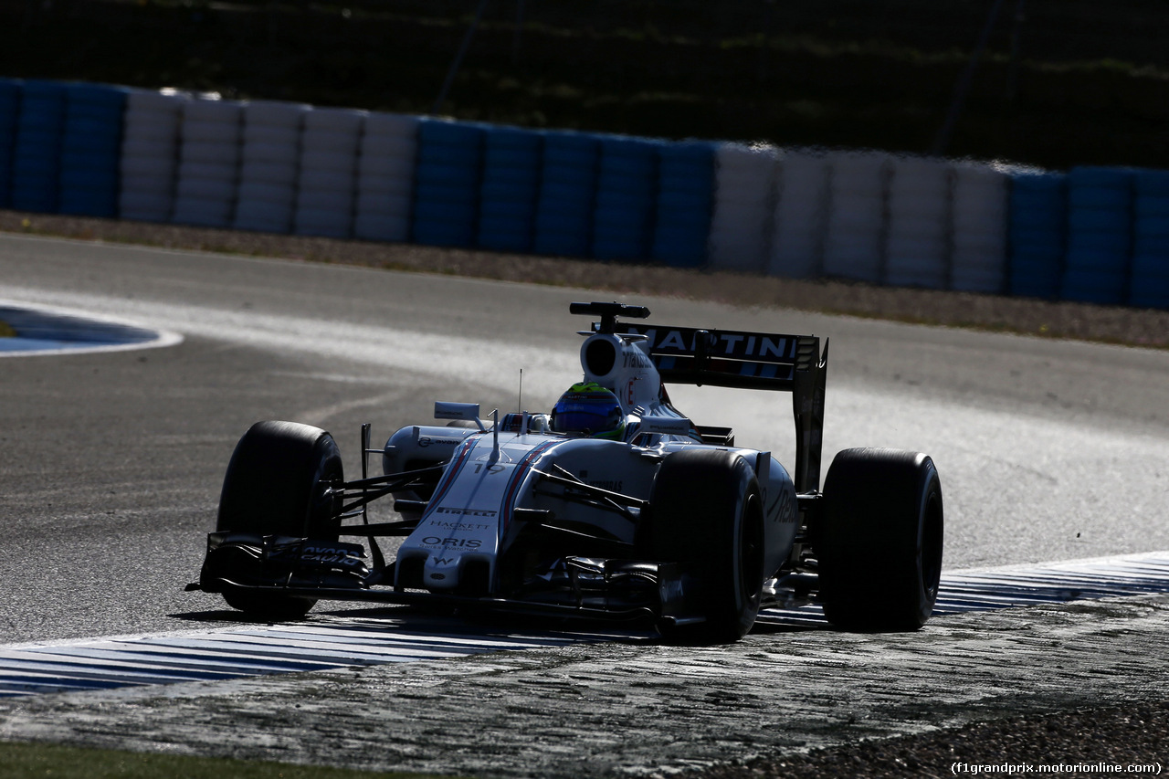 TEST F1 JEREZ 4 FEBBRAIO, Felipe Massa (BRA) Williams FW37.
04.02.2015.
