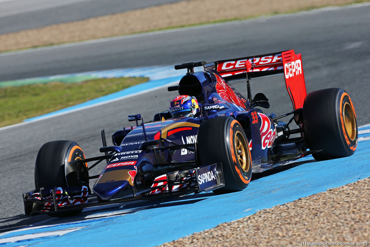 TEST F1 JEREZ 4 FEBBRAIO, Max Verstappen (NLD) Scuderia Toro Rosso STR10.
04.02.2015.