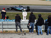 TEST F1 JEREZ 4 FEBBRAIO, Lewis Hamilton (GBR) Mercedes AMG F1 W06 stops on the circuit.
04.02.2015.