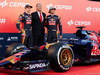 TORO ROSSO STR10, (L to R): Max Verstappen (NLD) Scuderia Toro Rosso with the Cepsa Vice President of Marketing e Carlos Sainz Jr (ESP) Scuderia Toro Rosso at the Scuderia Toro Rosso STR10 unveiling.
31.01.2015.